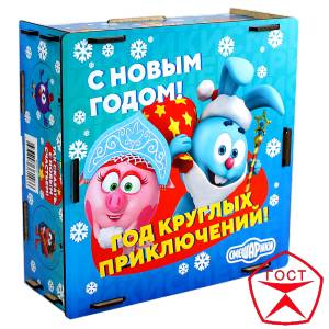 Детский подарок на Новый Год в премиальной упаковке весом 950 грамм по цене 1130 руб